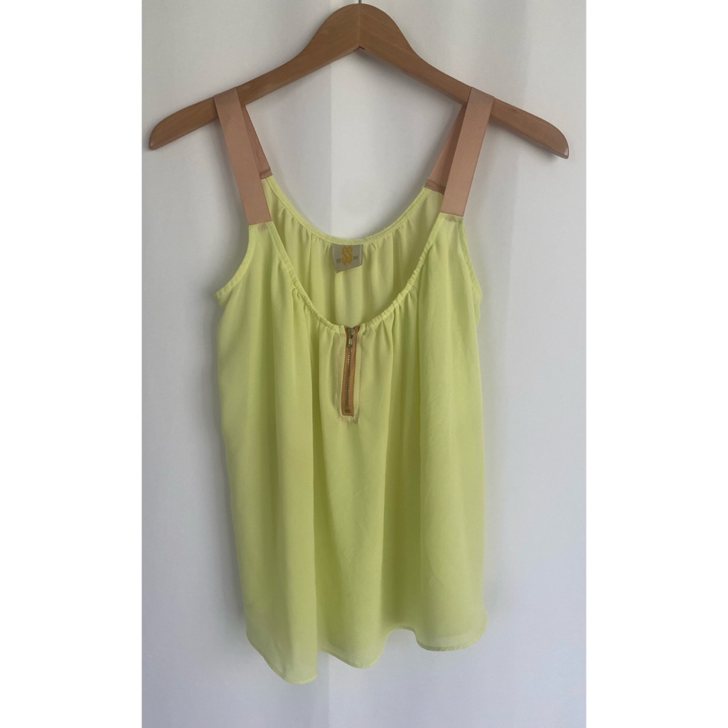 Sis Sis Flowy Color Block Tank Top